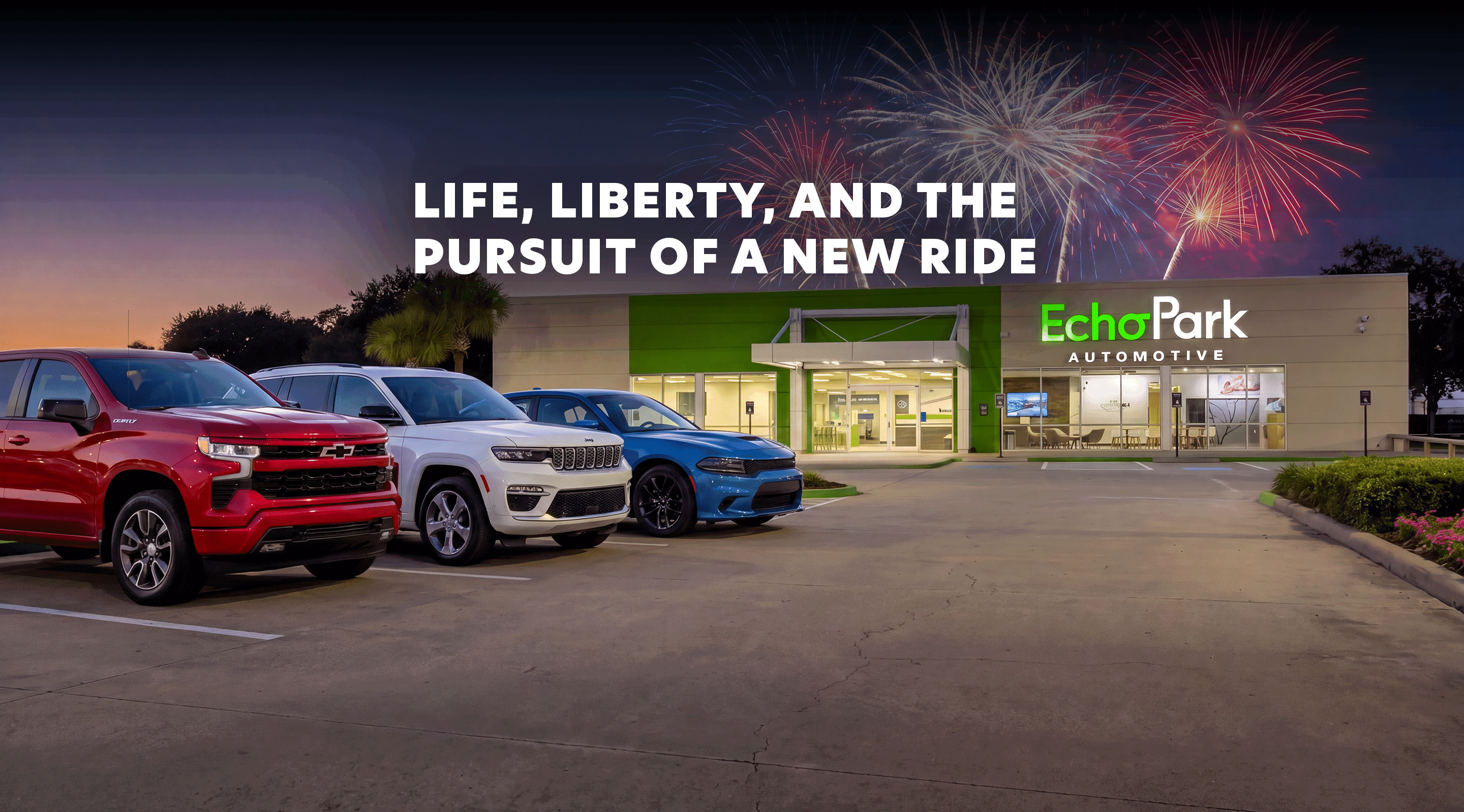 Fourth of July hero banner image