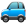 Blue car icon